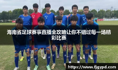 海南省足球赛事直播全攻略让你不错过每一场精彩比赛